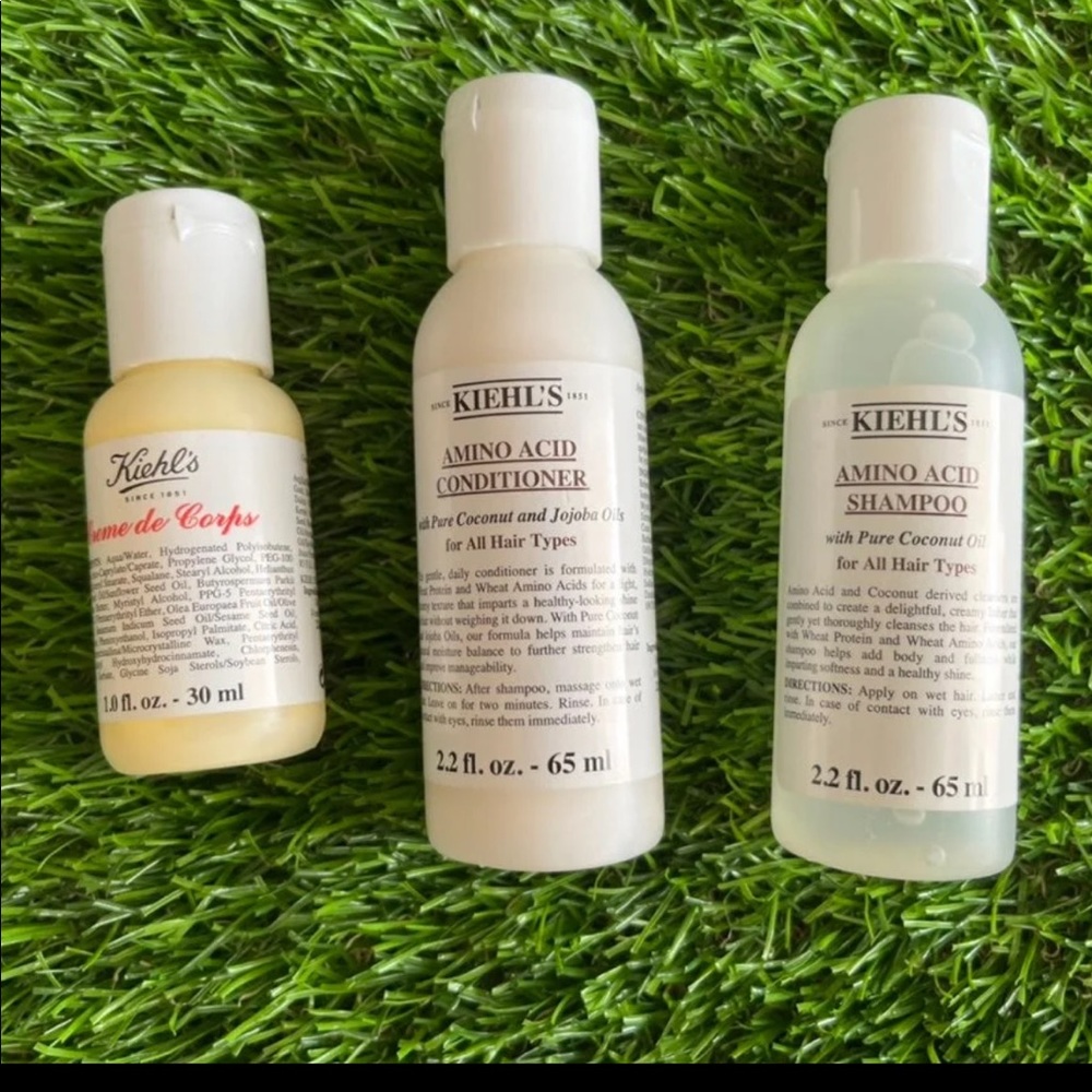 NEW Kiehl's Amino Acid Shampoo/Conditioner/lotion (b set)